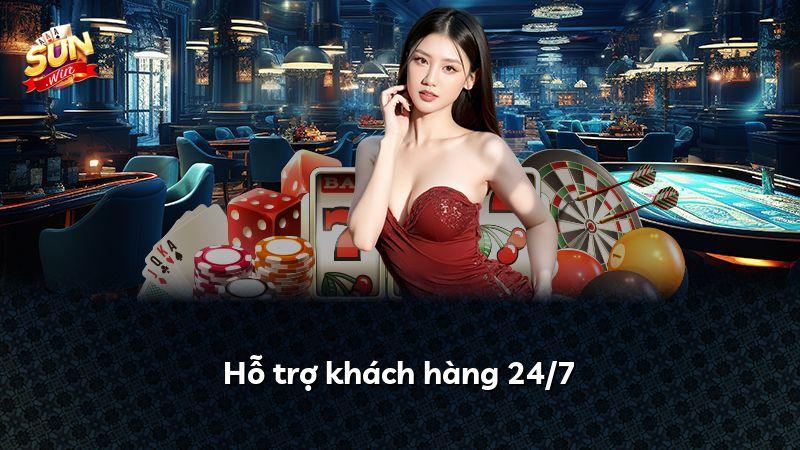 Hỗ trợ khách hàng 24/7